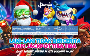 Laki-Laki Tidak Bercerita, Tapi Jackpot Tiba-Tiba