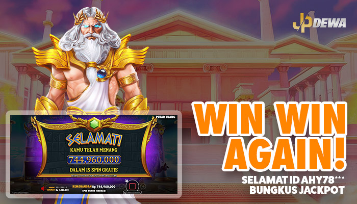 Win Win Again! Member Raih Jackpot 700 Juta
